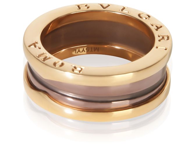 Bulgari Anello B.zero1 in oro rosa e metallo bronzato BVLGARI - vista 3