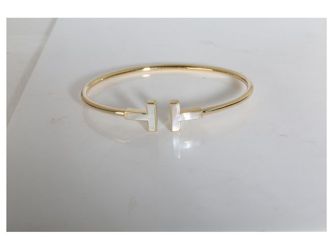 Bracciale Tiffany T Wire in oro giallo e madreperla Tiffany & Co. - vista 5