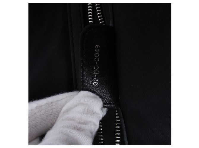 Borsa a tracolla Dior Charming Lock Cannage in tessuto, Nero - vista 11