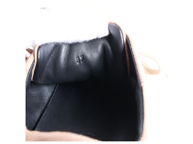 Baskets Hermès Day en daim Beige RG222181Z, Taille EU 37 - vue 12