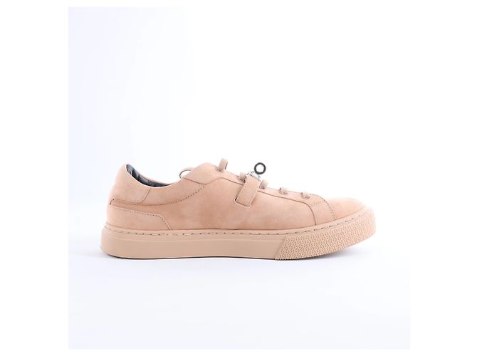 Baskets Hermès Day en daim Beige RG222181Z, Taille EU 37 - vue 3