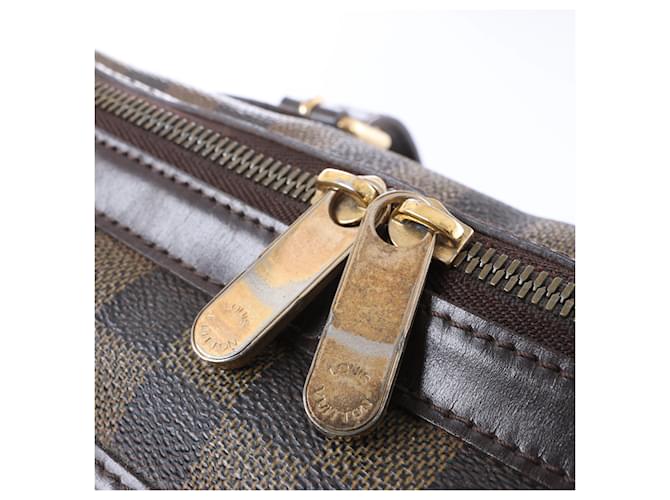 Borsa a tracolla Louis Vuitton Berkeley Damier Ebene Marrone N52000 Rosso - vista 10