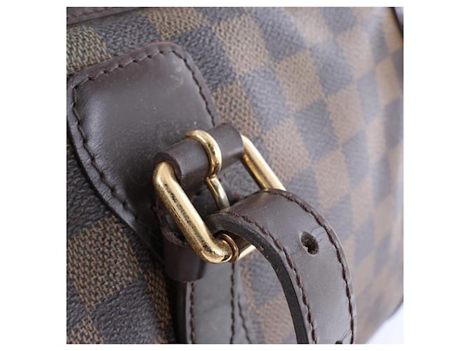 Borsa a tracolla Louis Vuitton Berkeley Damier Ebene Marrone N52000 Rosso - vista 11