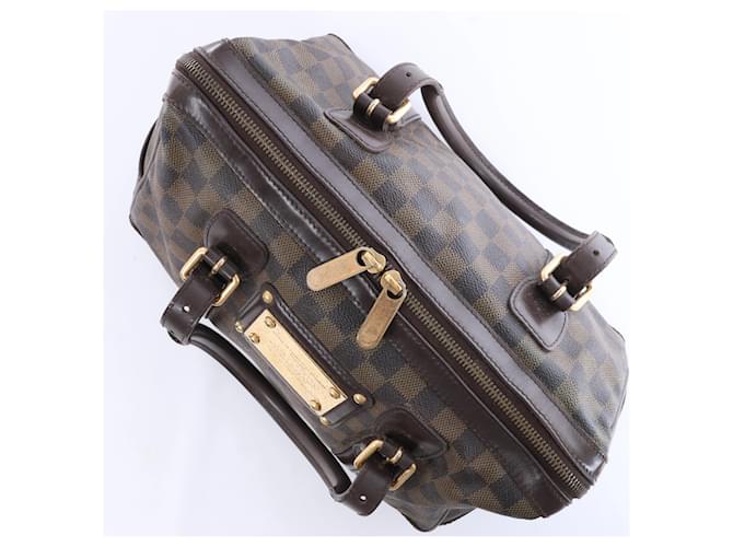 Borsa a tracolla Louis Vuitton Berkeley Damier Ebene Marrone N52000 Rosso - vista 12
