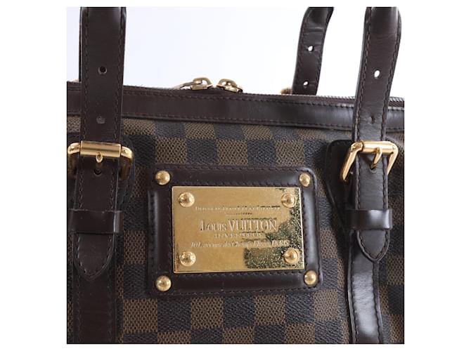 Borsa a tracolla Louis Vuitton Berkeley Damier Ebene Marrone N52000 Rosso - vista 6