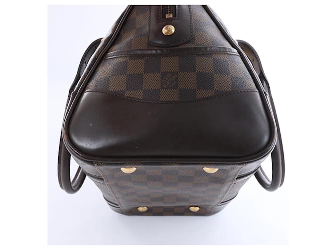 Borsa a tracolla Louis Vuitton Berkeley Damier Ebene Marrone N52000 Rosso - vista 9
