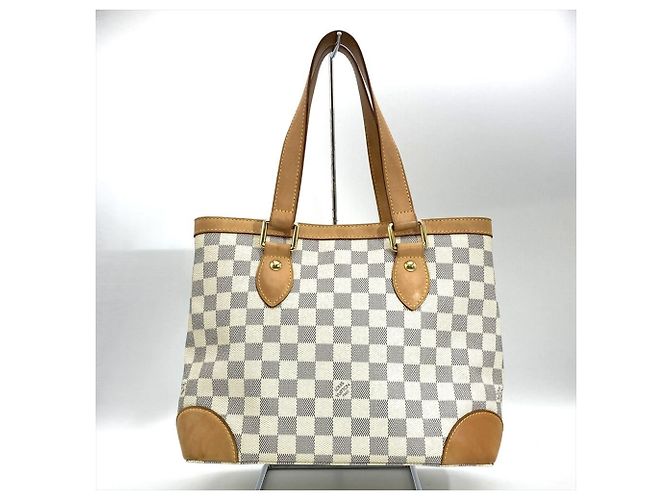 Borsa Tote Louis Vuitton Hampstead MM Bianco - vista 4