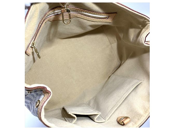 Borsa Tote Louis Vuitton Hampstead MM Bianco - vista 5