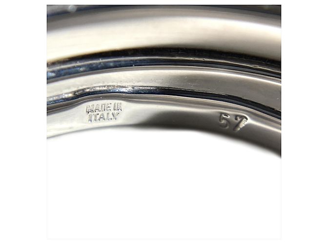 Bulgari Anello B.zero1 Bvlgari in oro bianco 18K - vista 4