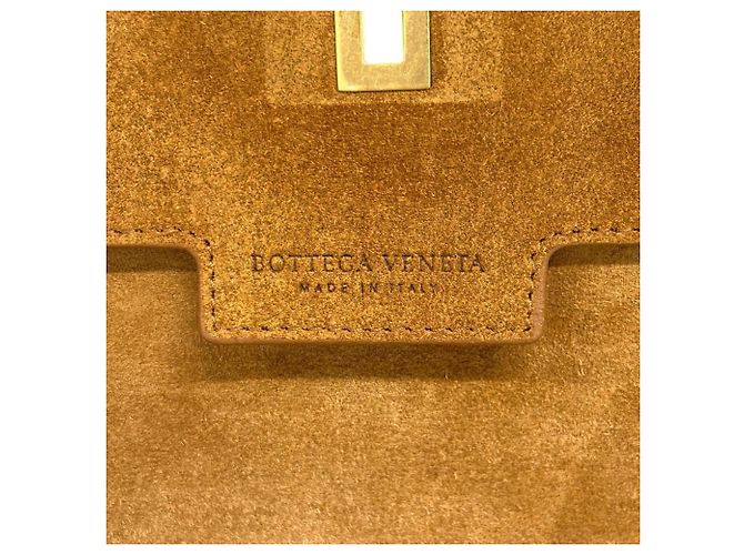 Borsa a tracolla Bottega Veneta Angle Palmerato Nero - vista 9