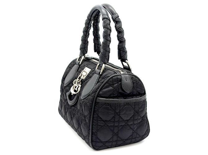 Borsa Christian Dior Lovely Cannage Nero - vista 2