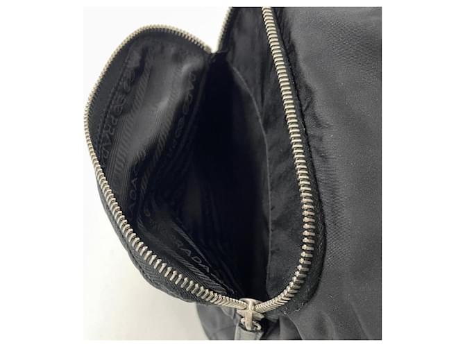Borsa a tracolla Prada Triangle Logo Nero - vista 6