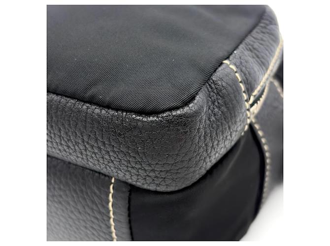 Prada Mini borsa a tracolla logo PRADA Nero - vista 7