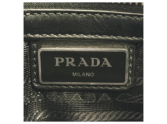 Borsa a tracolla e spalla Prada Saffiano Nero - vista 13
