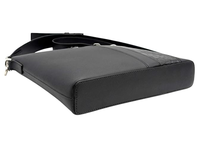 Borsa a tracolla e spalla Prada Saffiano Nero - vista 4