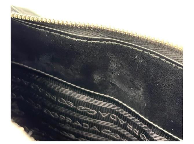 Borsa a tracolla e spalla Prada Saffiano Nero - vista 7