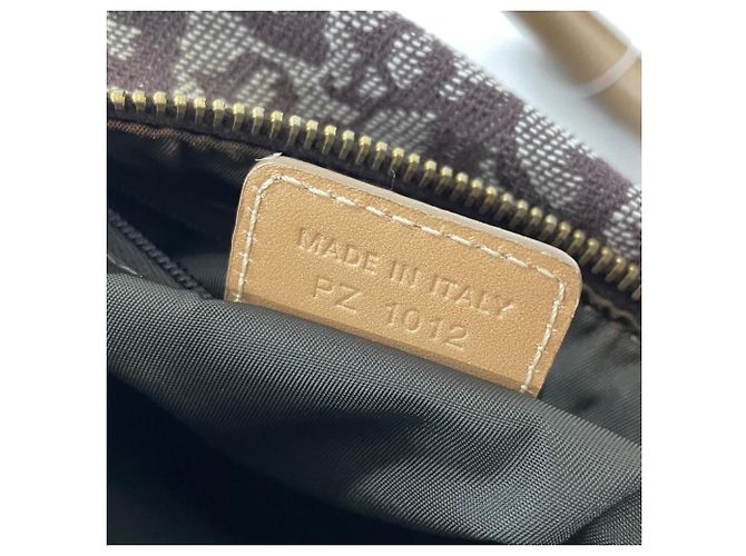 Mini borsa Christian Dior Trotter Marrone - vista 11
