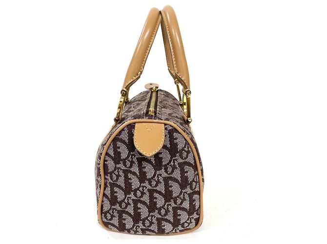 Mini borsa Christian Dior Trotter Marrone - vista 2