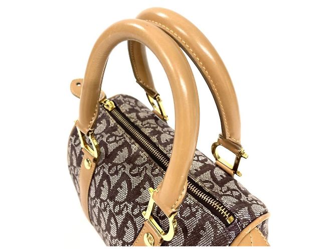 Mini borsa Christian Dior Trotter Marrone - vista 6