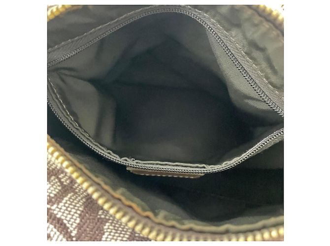 Mini borsa Christian Dior Trotter Marrone - vista 9