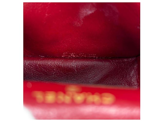 Pochette borsa Chanel Mini Matelassé Rosso - vista 10