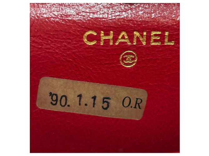 Pochette borsa Chanel Mini Matelassé Rosso - vista 15