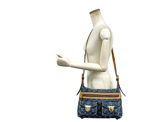 Borsa a tracolla Louis Vuitton Baggy PM Blu - vista 13