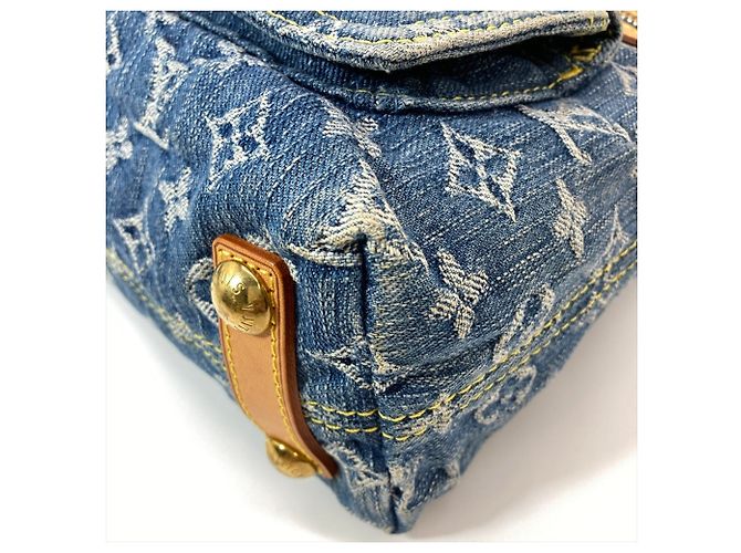 Borsa a tracolla Louis Vuitton Baggy PM Blu - vista 4