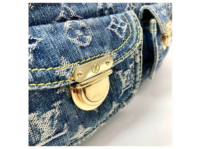 Borsa a tracolla Louis Vuitton Baggy PM Blu - vista 5