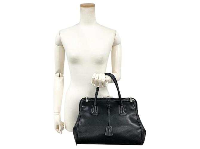 Borsa Prada Doctor's Bag Nero - vista 13