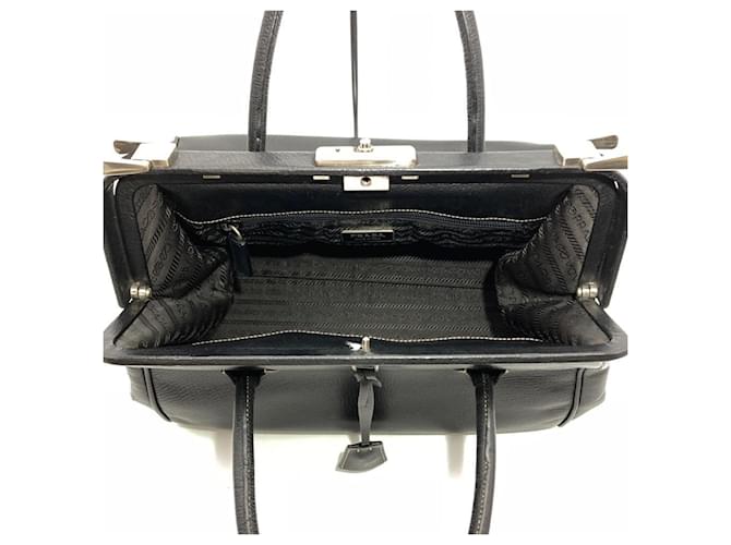 Borsa Prada Doctor's Bag Nero - vista 5