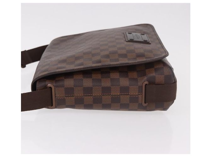 Louis Vuitton Brooklyn Damier Ebene MM Marrone - vista 4