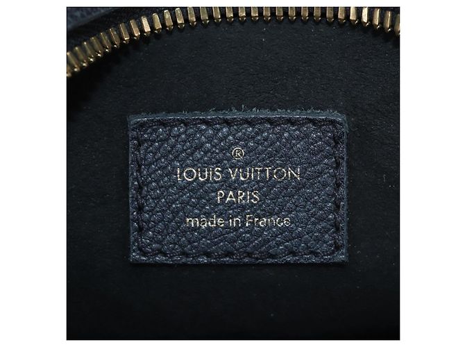 Louis Vuitton Boite Chapeau Souple Monogram Empreinte Leather MM Nero - vista 6