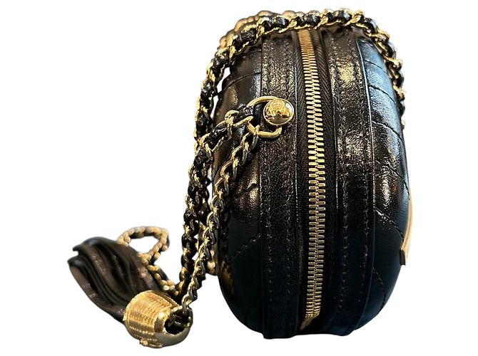Borsa a tracolla da sera 2018 Chanel Chevron Lambskin La Pausa - vista 3