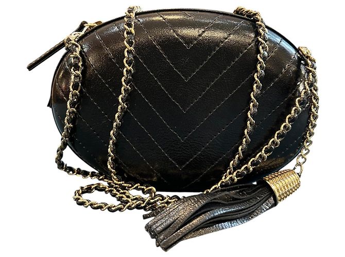 Borsa a tracolla da sera 2018 Chanel Chevron Lambskin La Pausa - vista 4