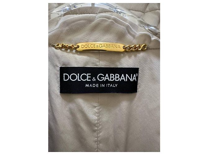 Gabardina Dolce & Gabbana Ivory White Sz.40 de segunda mano - vista 10