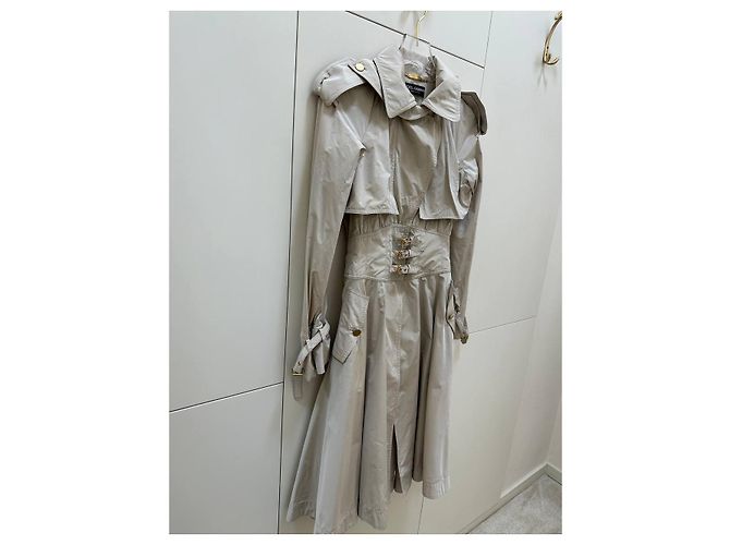 Gabardina Dolce & Gabbana Ivory White Sz.40 de segunda mano - vista 3