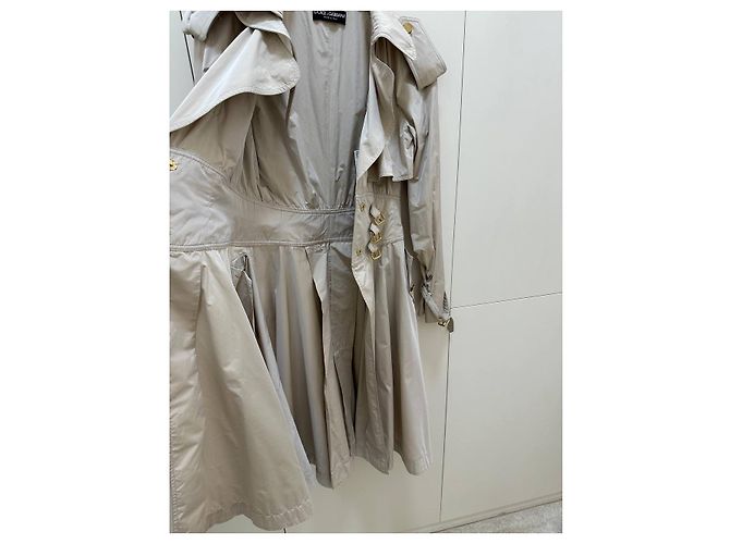 Gabardina Dolce & Gabbana Ivory White Sz.40 de segunda mano - vista 6