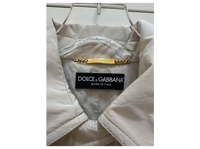 Gabardina Dolce & Gabbana Ivory White Sz.40 de segunda mano - vista 7