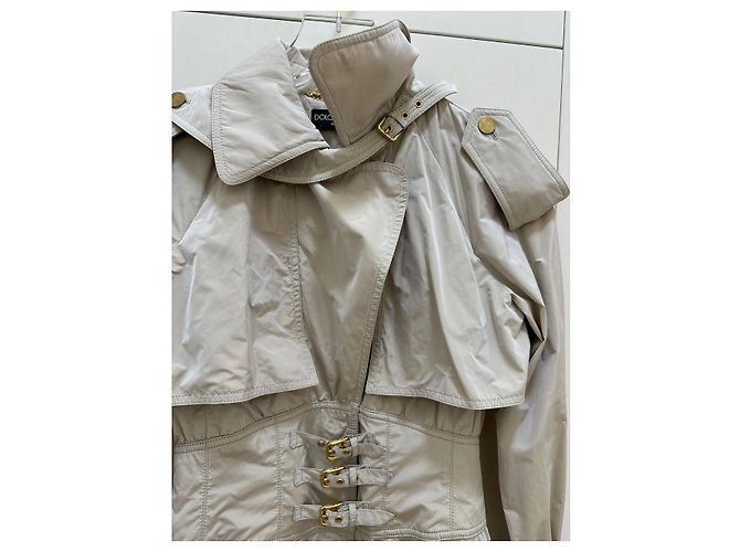 Gabardina Dolce & Gabbana Ivory White Sz.40 de segunda mano - vista 8