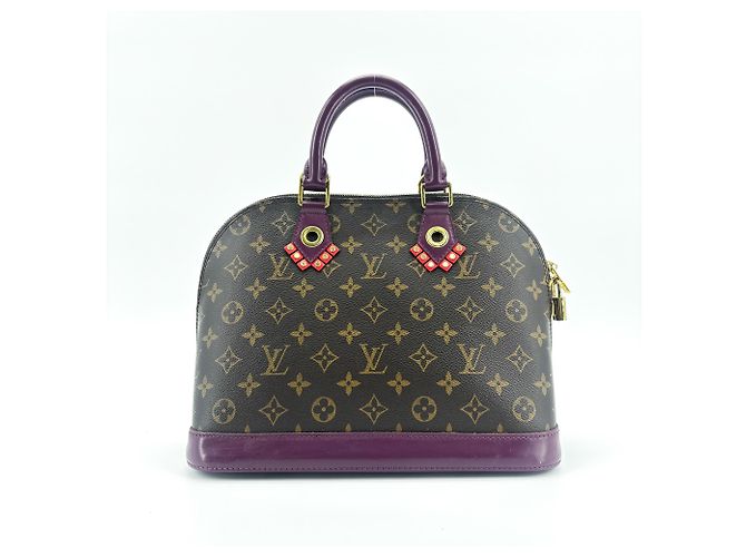 Louis Vuitton Alma Limited Edition Totem Monogram Canvas with Leather PM Multicolore - vista 2