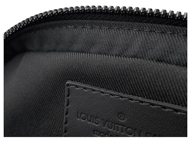 Borsa a tracolla Louis Vuitton Monogram Nero Monogramma - vista 8