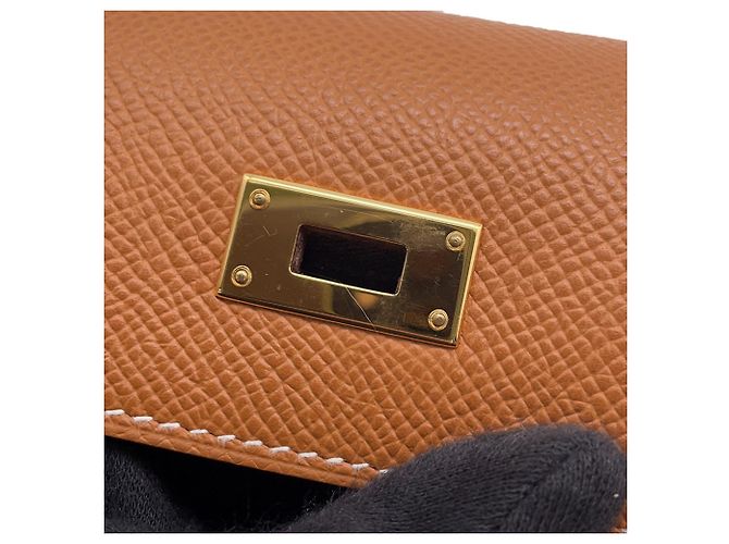 Hermès Hermes Kelly Wallet Long To Go D'oro - vista 10