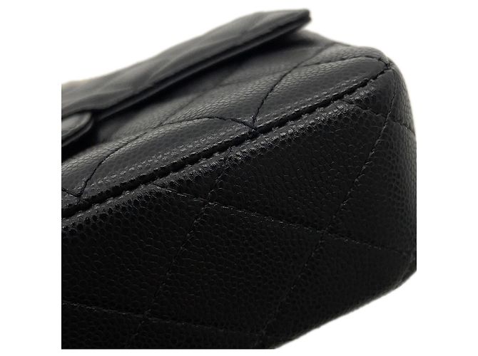 Borsa a tracolla con catena Chanel Matelassé Nero - vista 8