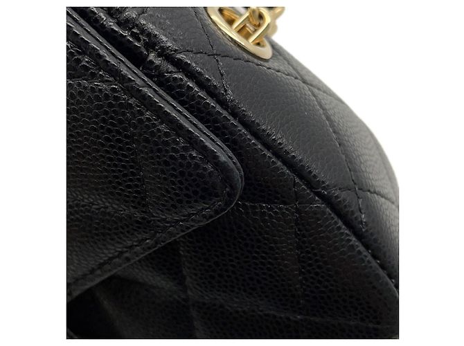 Borsa a tracolla con catena Chanel Matelassé Nero - vista 9