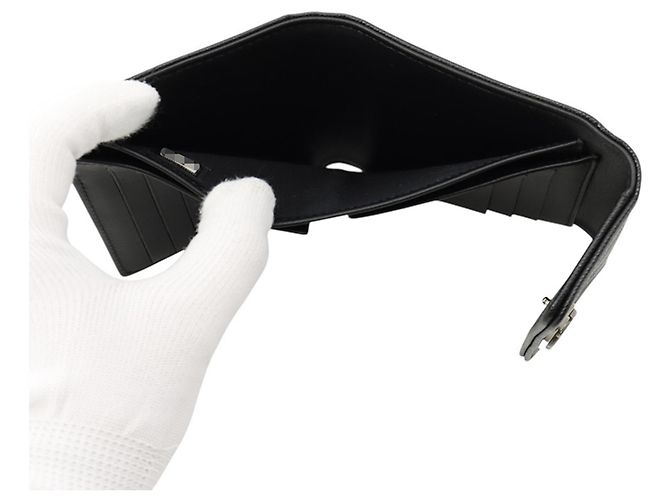 Cartera Chanel Matelasse Tri-Fold Negro - vista 5