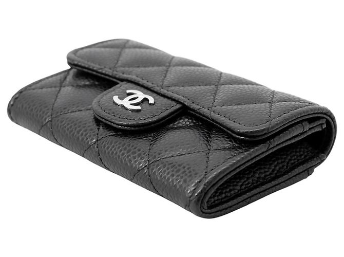 Tarjetero Chanel Matelassé Black Negro - vista 2