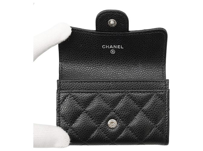 Tarjetero Chanel Matelassé Black Negro - vista 4