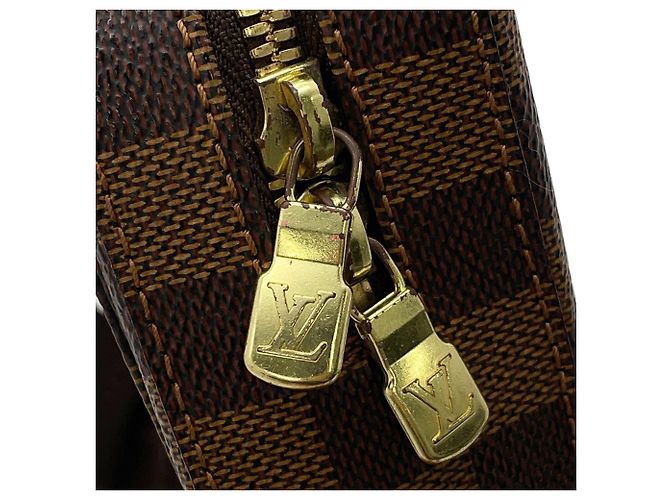 Borsa a tracolla Louis Vuitton Damier Ebene Geronimos N51994 Marrone - vista 10