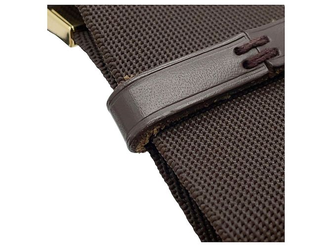 Borsa a tracolla Louis Vuitton Damier Ebene Geronimos N51994 Marrone - vista 11